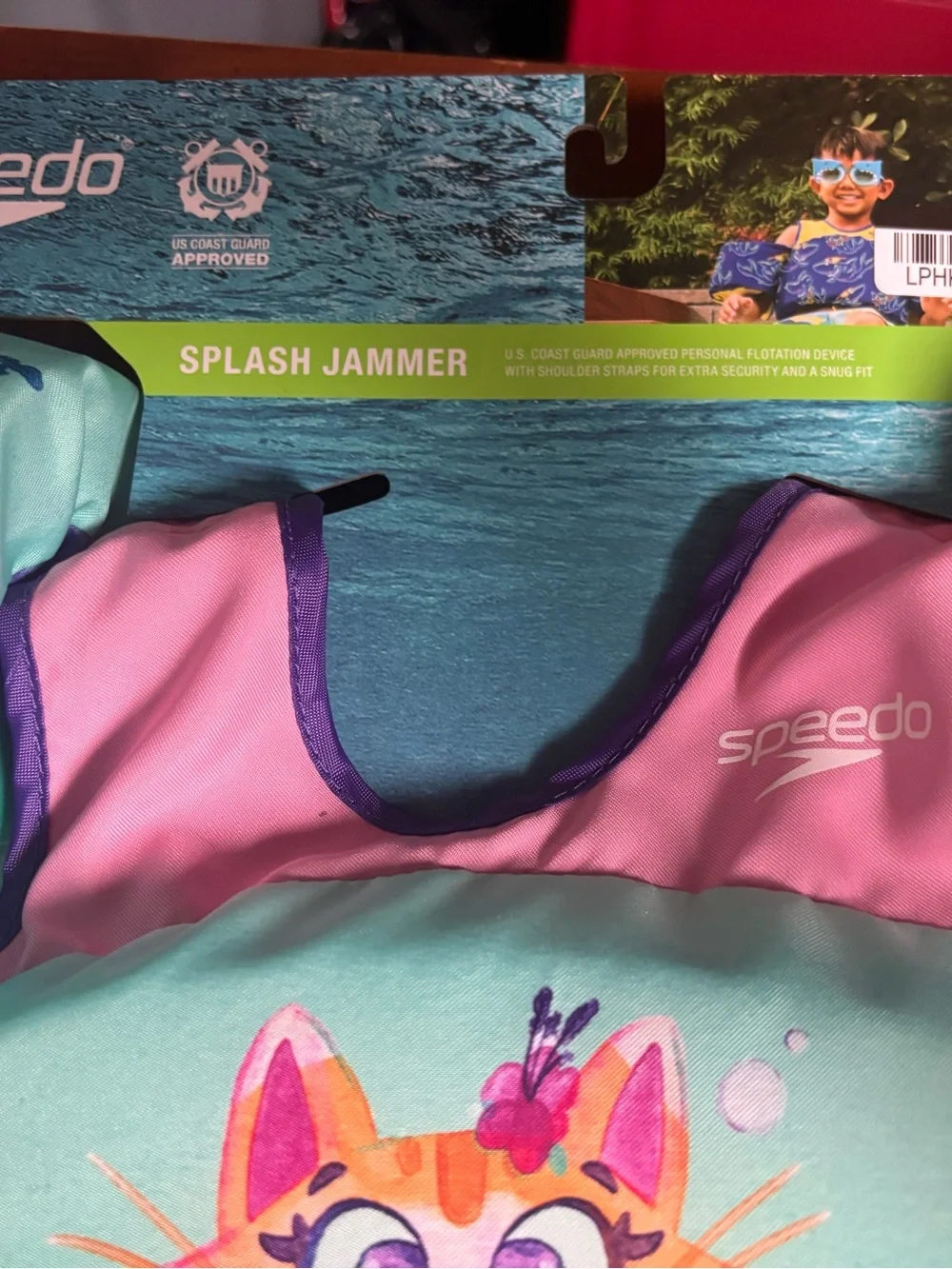 NEW Speedo Splash Jammer Kids Swim Vest | Mermaid Cat | 33–55 lbs